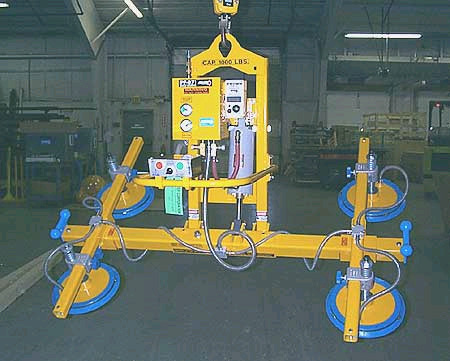 ANVER Four Pad Air Powered Vacuum Lifter with Powered Tilter